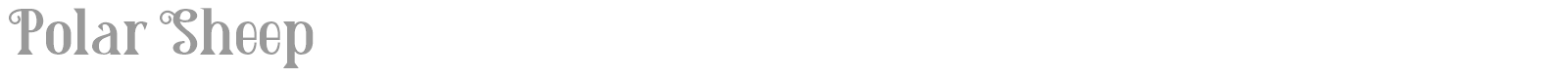 Polar Sheep font preview